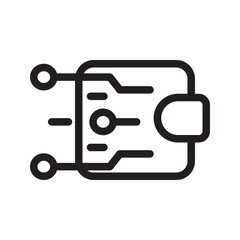 Fototapeta premium Virtual Economy Icon