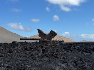 VIEW OF LANZAROTE CANARY ISLAND