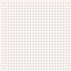 Graph paper. Printable dotted grid paper on white background. Geometric abstract dotted transparent illustration with dots for school, notebook, diary, notes, print. Realistic paper blank.