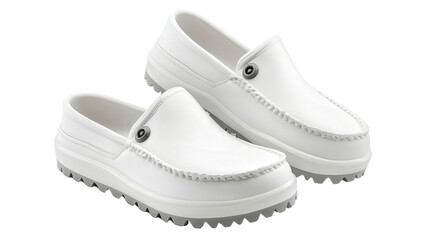 Nurse shoes with slip-resistant soles, Transparent background, PNG fil