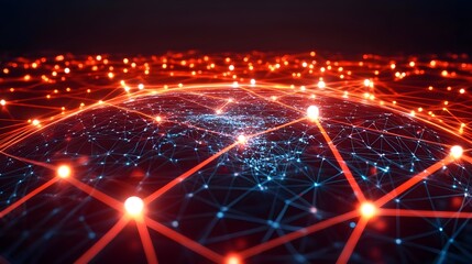 Fototapeta premium Global network, Network connection, Digital world, Global Network Connection, Digital World, Abstract Technology Background