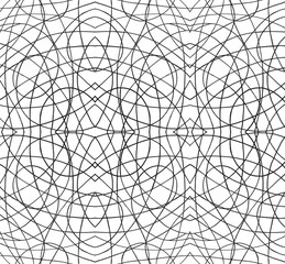 Abstract Lines Collage Pattern Hand Drawn Technique