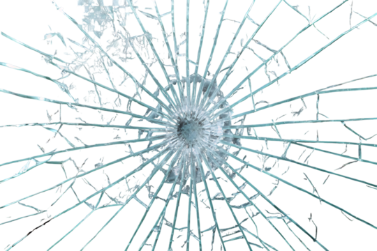 Shattered Glass High-Resolution Image of Broken Glass Texture