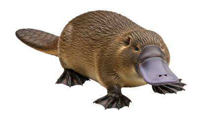 Isolated Platypus Standing