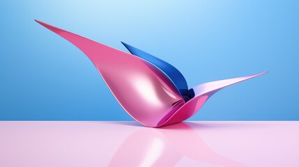 dual pink background blue background