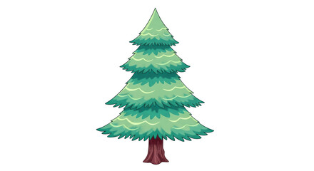 Isolated Christmas Tree