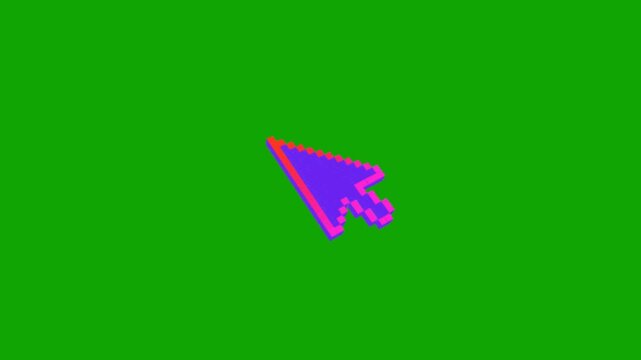 pointer animation on chroma key