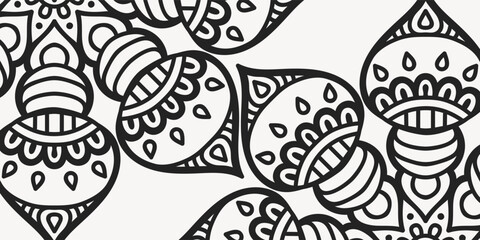 Batik Geometric Seamless Patterns Collection