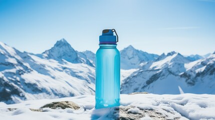 photograph winter water bottle