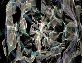 Imaginatory fractal abstract background Image