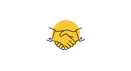 Handshake Icon: Agreement, Partnership, and Collaboration