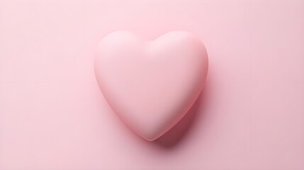 Fototapeta premium Heart, Pink, Love, Pink Heart on Pink Background