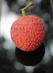 lychee photo with a place for the text