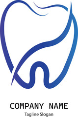 Tooth Wave Dental Logo Design