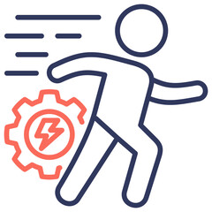 Action Dual Tone Icon