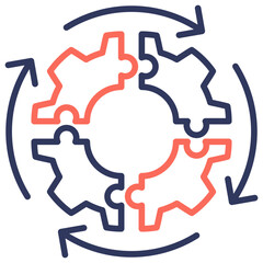 Integration Dual Tone Icon