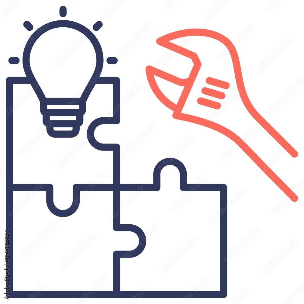 Poster Problem Solving Dual Tone Icon