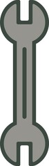 Double Wrench Icon For Garage Tools And Auto Repair Interfaces