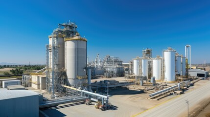 Obraz premium photograph asphalt plant