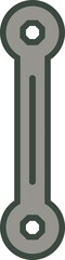 Tie Rod Icon For Steering And Suspension System Illustrations