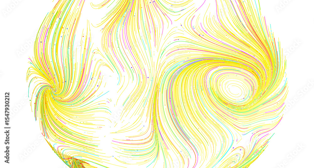 Poster colorful abstract background with swirling lines and vibrant colors. perfect for design projects.