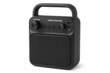 Home karaoke machine isolated on transparent background