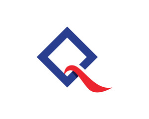Q Letter Logo Template vector