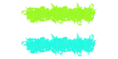 Vibrant Strokes: Dynamic brushstrokes of green and turquoise create an abstract composition, evoking energy and movement. Perfect for designs. 