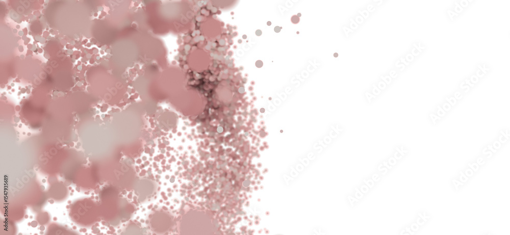 Poster Beautiful abstract background with pink dust and particles. Perfect for design projects.
