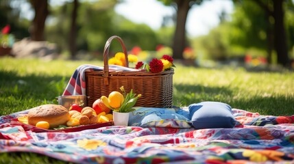 picnic summer fabric