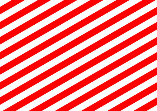 Red and White Diagonal Stripes, Striped Pattern, Warning Stripes, Danger Tape Design,