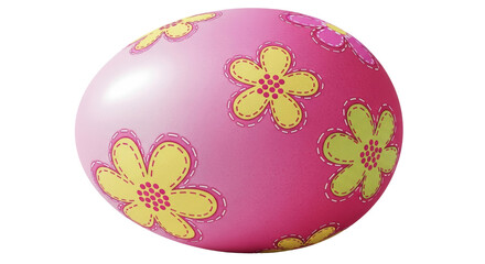 Isolated Easter Egg