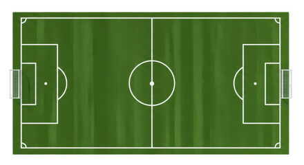 Isolated Football Field