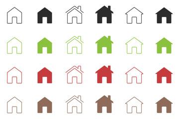 Collection of Home Icons