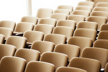 Fototapeta premium Empty Theater Chairs ,ramer, personne, intérieur, velours, opéra, 