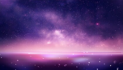 empty cosmic background blurred dark violet sky abstract texture defocused pink light illustration magical space banner romantic style