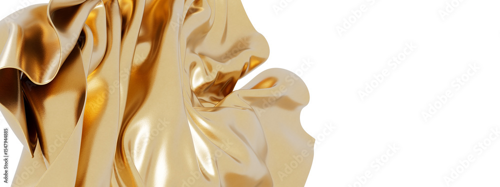 Aufkleber elegant gold fabric texture, perfect for luxury branding and design projects. high-resolution image.