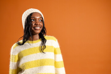 Candid Smiley Studio Portrait