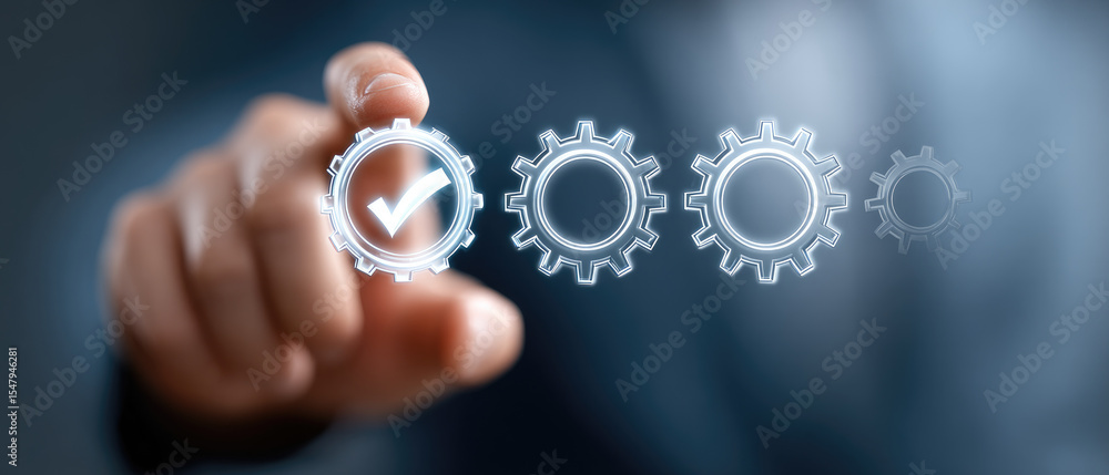 Poster optimizing workflow efficiency through innovative process automation strategies business office digi