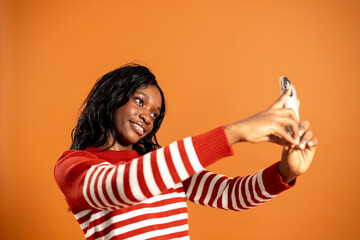 Taking a Selfie in the Studio