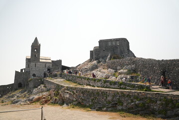Italian chapel in La Spezia Italy, Portovenere