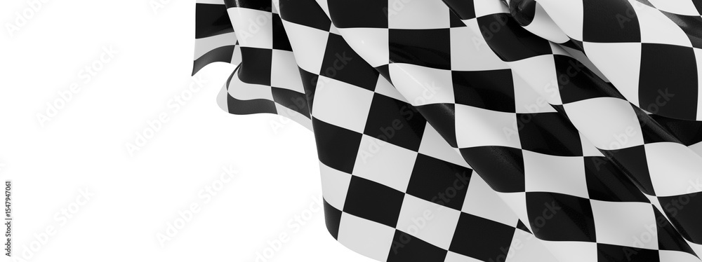 Poster high-resolution image of a checkered flag, perfect for backgrounds, websites, and design projects.