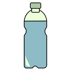 Plastic Water Bottle Illustration
