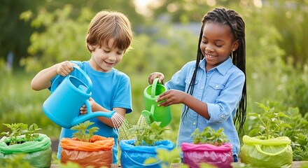 International Plastic Bag Free Day Kids Gardening