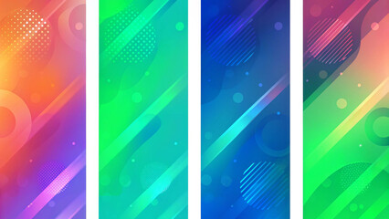 Abstract Gradient colorful image