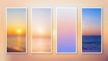 Abstract Gradient colorful image