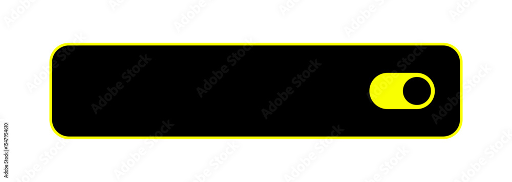 Poster on off toggles switch buttons vector set. modern web and mobile app switch button interface elements