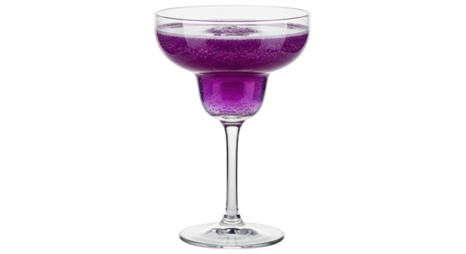 Isolated Purple Cocktail