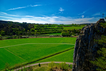 a beautiful day in the ancient town of Dollnstein
