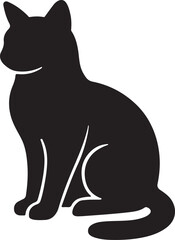 black cat silhouette